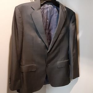 SuitSupply Grey Pure Wool Suit Coat